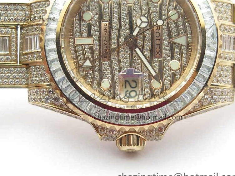 GMT RG A2836 Master Edition Full BRIL II Best 116769 TWF Diamonds 0314